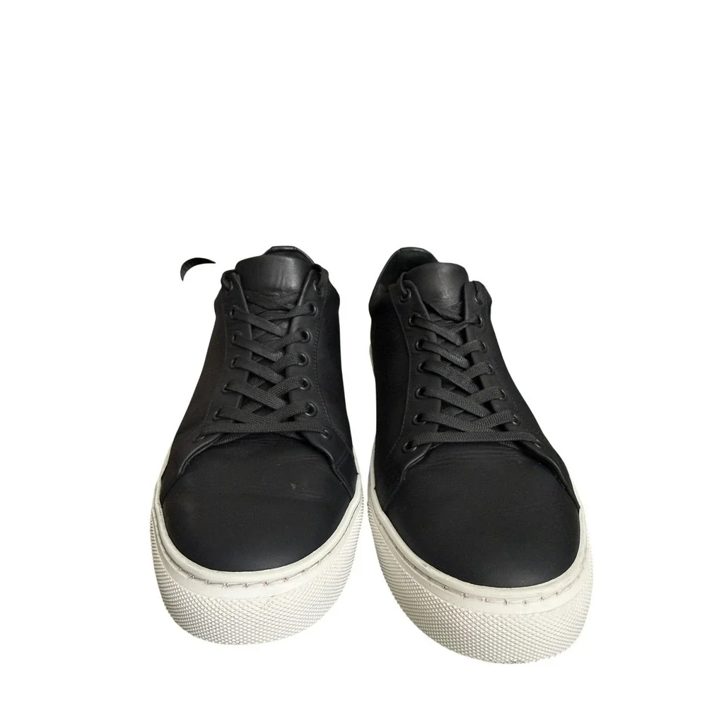 Thursday Boot Co Premier Low Top Matte Black Leather Sneakers Mens 10